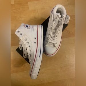 UNISEX WHITE HIGH TOP CONVERSE SNEAKERS